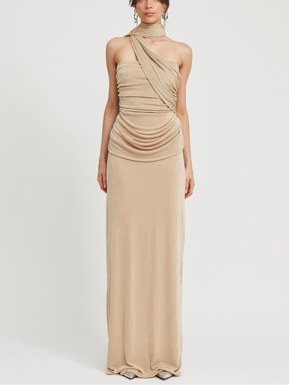 Tojha Iesha Dress in Champagne